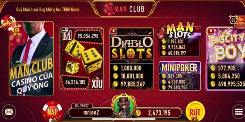 Tài xỉu được nhiều hội viên yêu thích tại Manclub casino